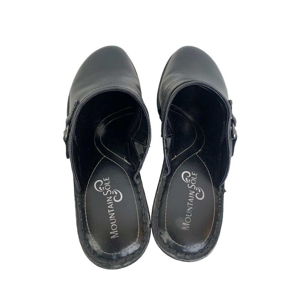 Mountain Sole Women's Black Clogs - Picture 3 of 6